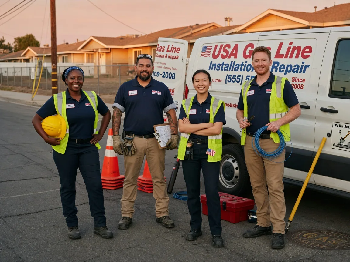Gas Line Installation company in Salineno, TX
